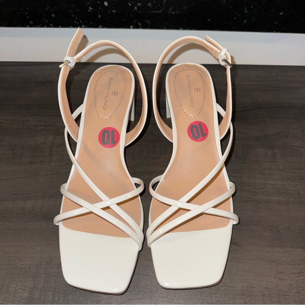 White Sandel Heels | Bandolino